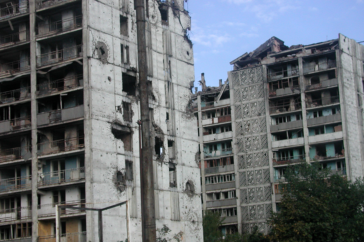 Площадь минутка Чечня 1995